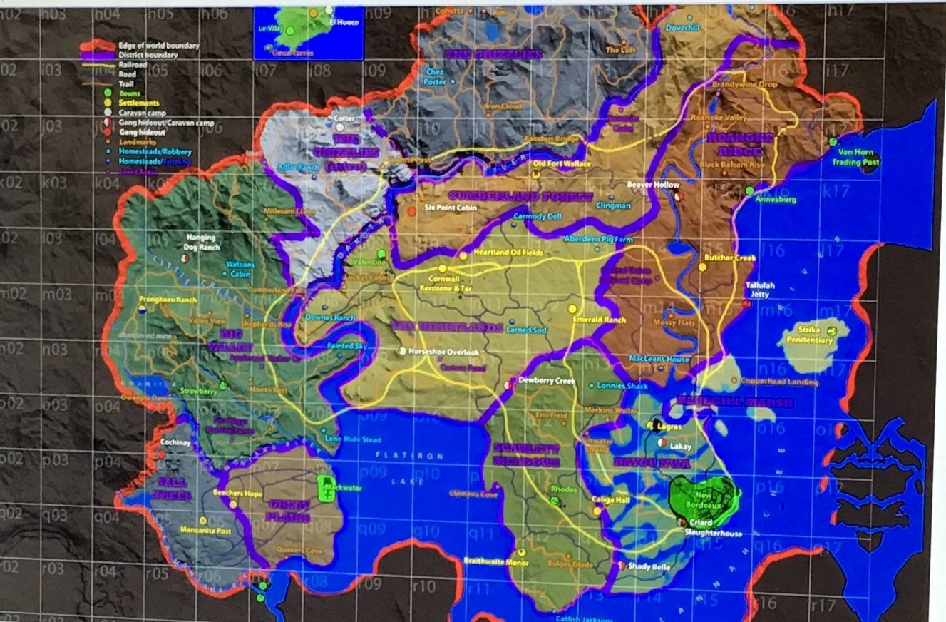 Red Dead Redemption 2: Karte geleaked - Shooter-sZene
